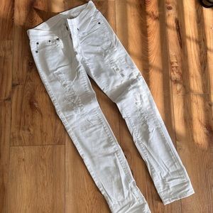 Bebe distressed jeans